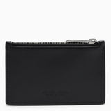 Bottega Veneta Black Intrecciato Zip Credit Card Holder - Women - Piano Luigi