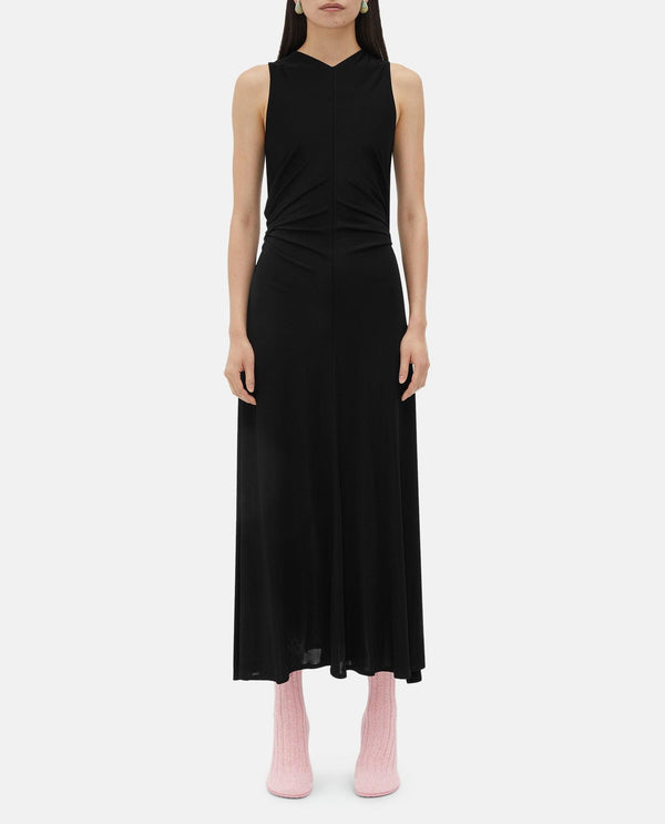 Bottega Veneta Black Jersey Evening Dress Cut Out Back - Women - Piano Luigi