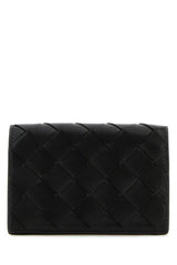 Bottega Veneta Black Leather Business Card Holder - Women - Piano Luigi