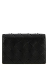 Bottega Veneta Black Leather Business Card Holder - Women - Piano Luigi