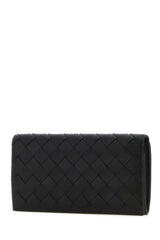 Bottega Veneta Black Leather Wallet - Men - Piano Luigi