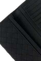 Bottega Veneta Black Leather Wallet - Men - Piano Luigi