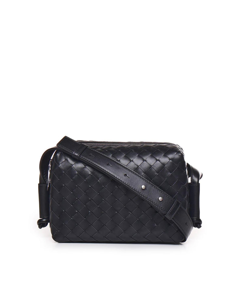 Bottega Veneta Camera Bag With Woven Loop - Men - Piano Luigi