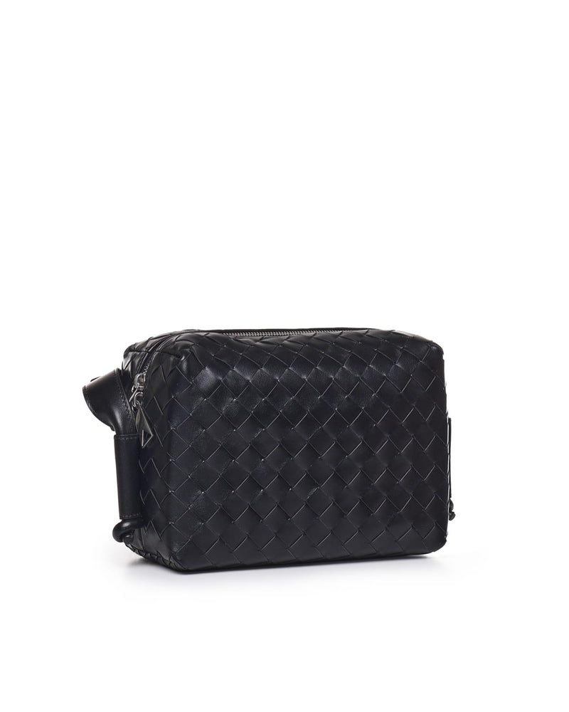 Bottega Veneta Camera Bag With Woven Loop - Men - Piano Luigi