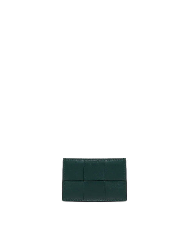 Bottega Veneta Card Holder In Maxi Intrecciato Calfskin - Women - Piano Luigi