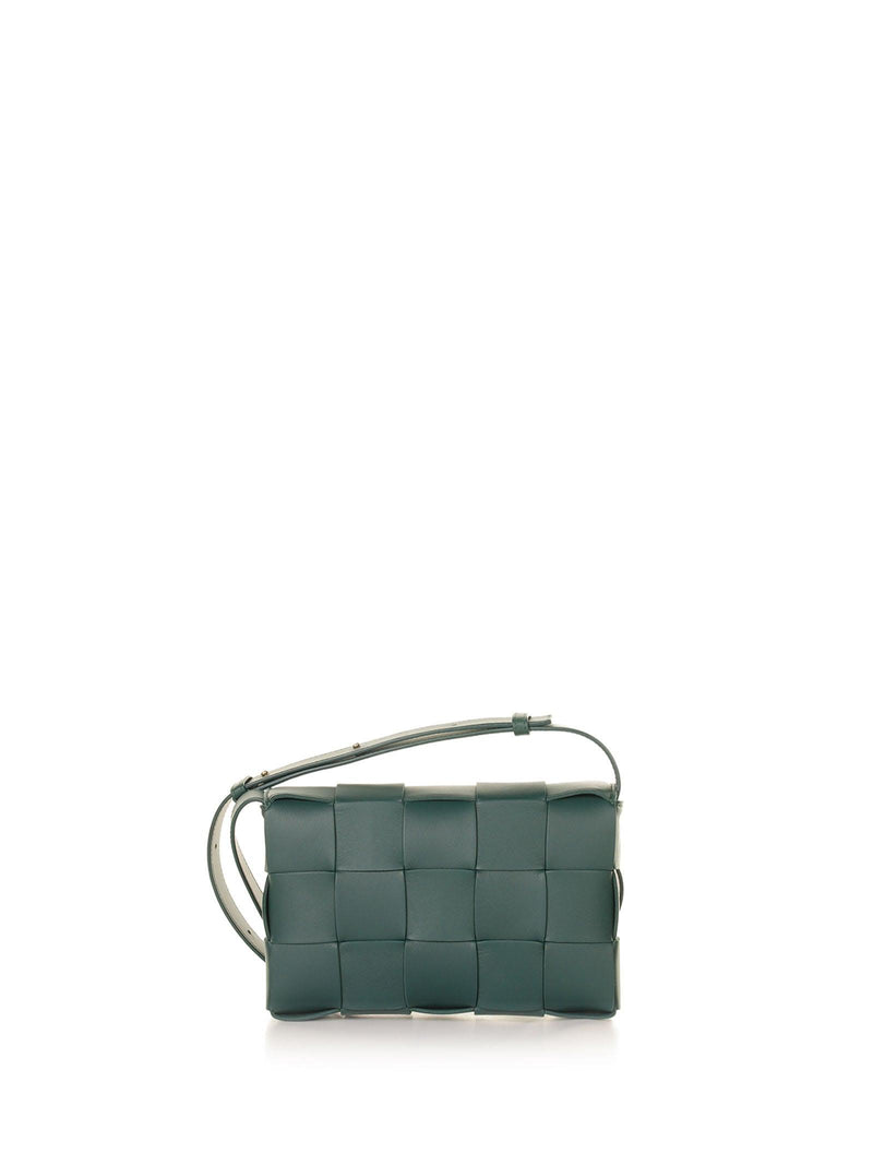 Bottega Veneta Casette Cross-body Leather Bag With Woven Pattern - Women - Piano Luigi