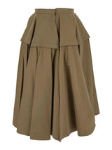 Bottega Veneta Compact Cotton Skirt - Women - Piano Luigi