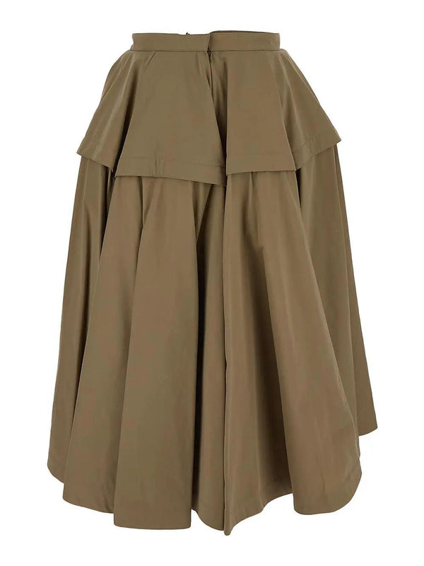 Bottega Veneta Compact Cotton Skirt - Women - Piano Luigi