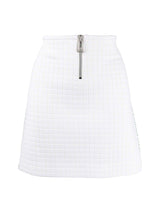 Bottega Veneta Contrast Stitching Mini Skirt - Women - Piano Luigi