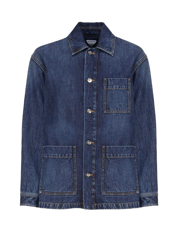 Bottega Veneta Cotton Denim Shirt - Women - Piano Luigi