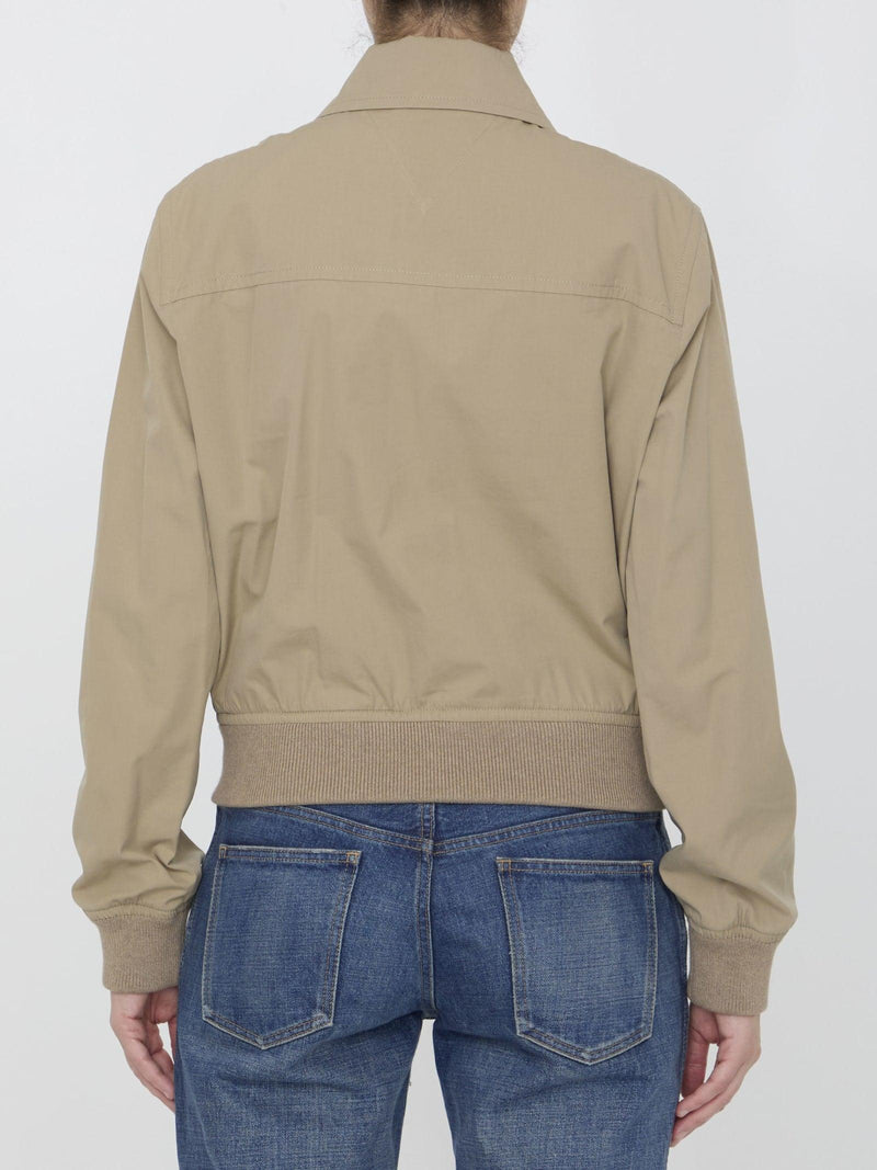 Bottega Veneta Cotton Drill Jacket - Women - Piano Luigi