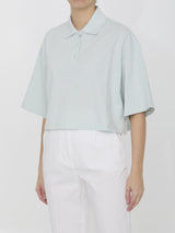 Bottega Veneta Cropped Polo Shirt - Women - Piano Luigi