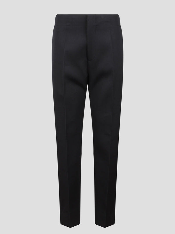 Bottega Veneta Curved Shape Wool Pant - Women - Piano Luigi