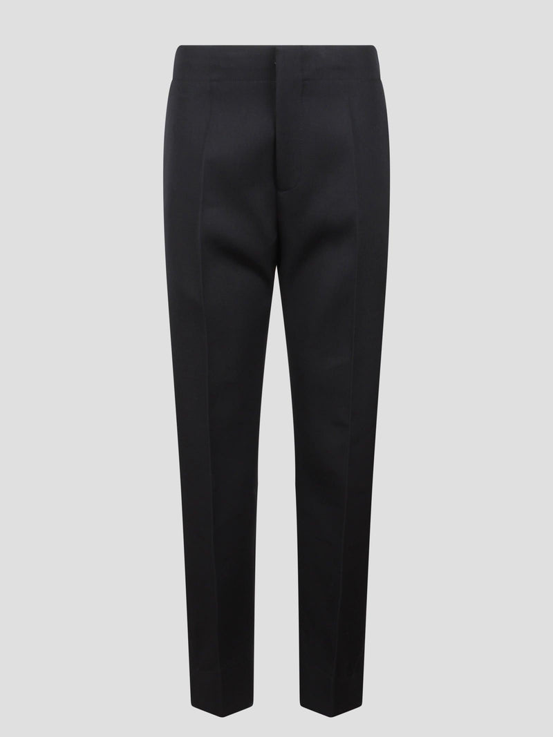 Bottega Veneta Curved Shape Wool Pant - Women - Piano Luigi