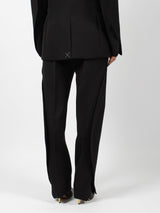 Bottega Veneta Curved Shape Wool Pant - Women - Piano Luigi