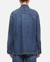 Bottega Veneta Indigo Wash Denim Overshirt - Women - Piano Luigi