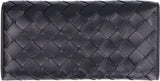 Bottega Veneta Intrecciato Flap Over Wallet - Women - Piano Luigi