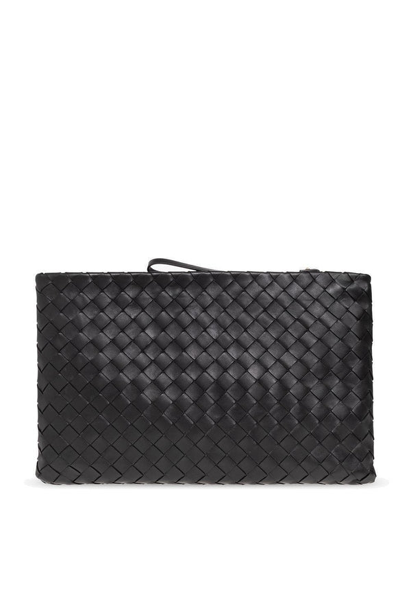 Bottega Veneta Intrecciato Large Pouch - Women - Piano Luigi