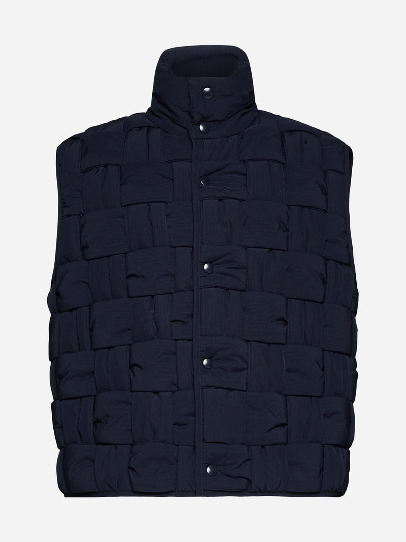 Bottega Veneta Intrecciato Nylon Vest - Men - Piano Luigi