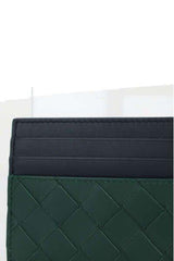 Bottega Veneta Intrecciato Two-toned Card Holder - Men - Piano Luigi