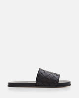 Bottega Veneta Intreccio Leather Slippers - Men - Piano Luigi