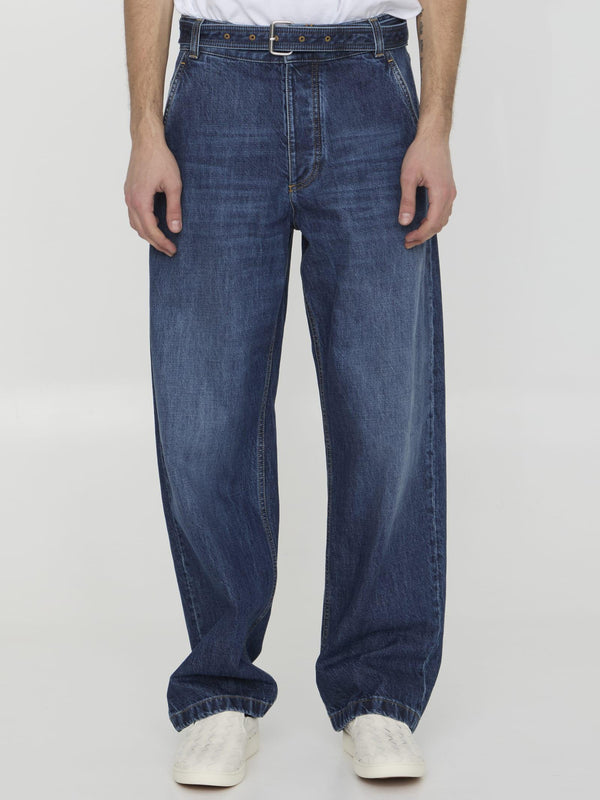 Bottega Veneta Jeans With Belt - Men - Piano Luigi