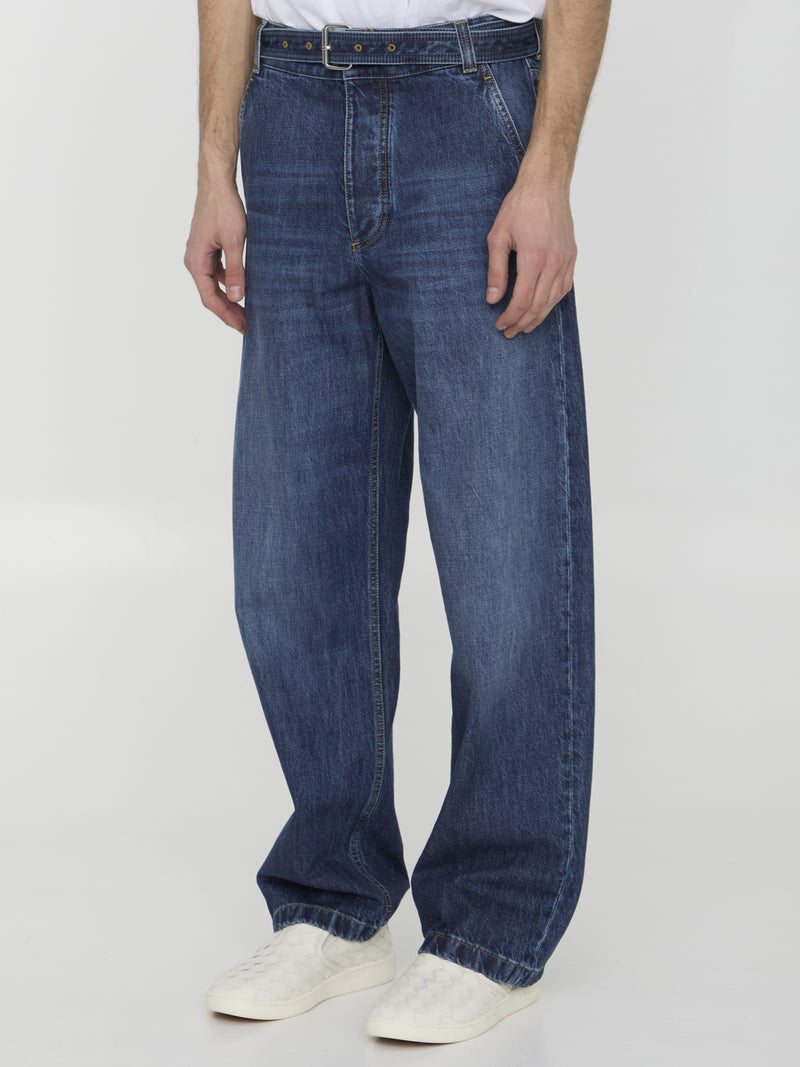 Bottega Veneta Jeans With Belt - Men - Piano Luigi