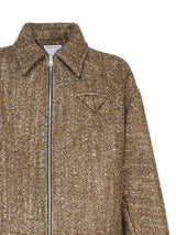 Bottega Veneta Kimono Jacket In Spotted Textured Wool - Men - Piano Luigi