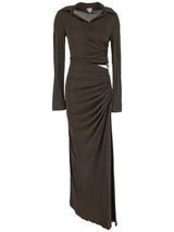 Bottega Veneta Knot Long Dress - Women - Piano Luigi