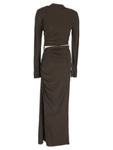 Bottega Veneta Knot Long Dress - Women - Piano Luigi