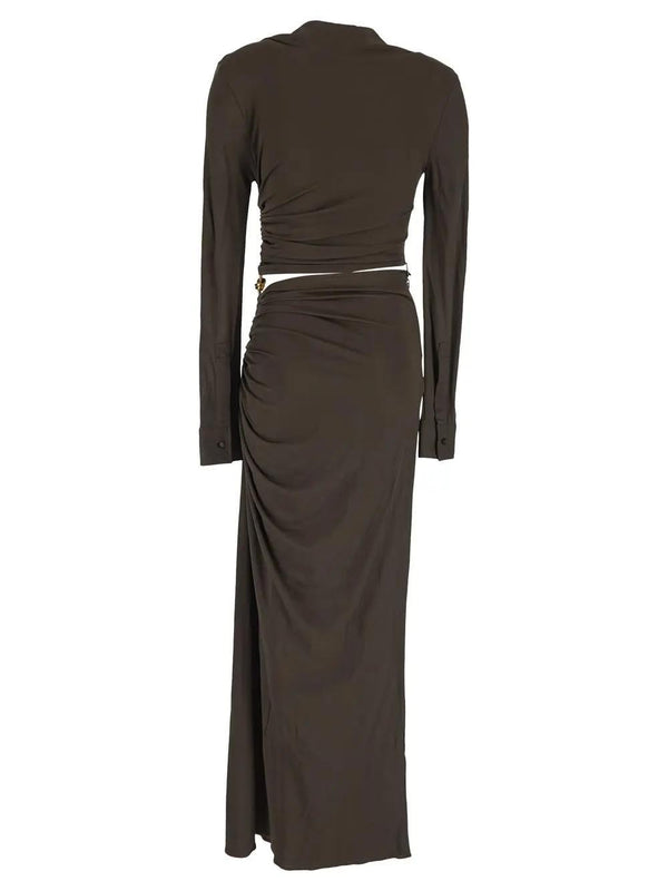 Bottega Veneta Knot Long Dress - Women - Piano Luigi