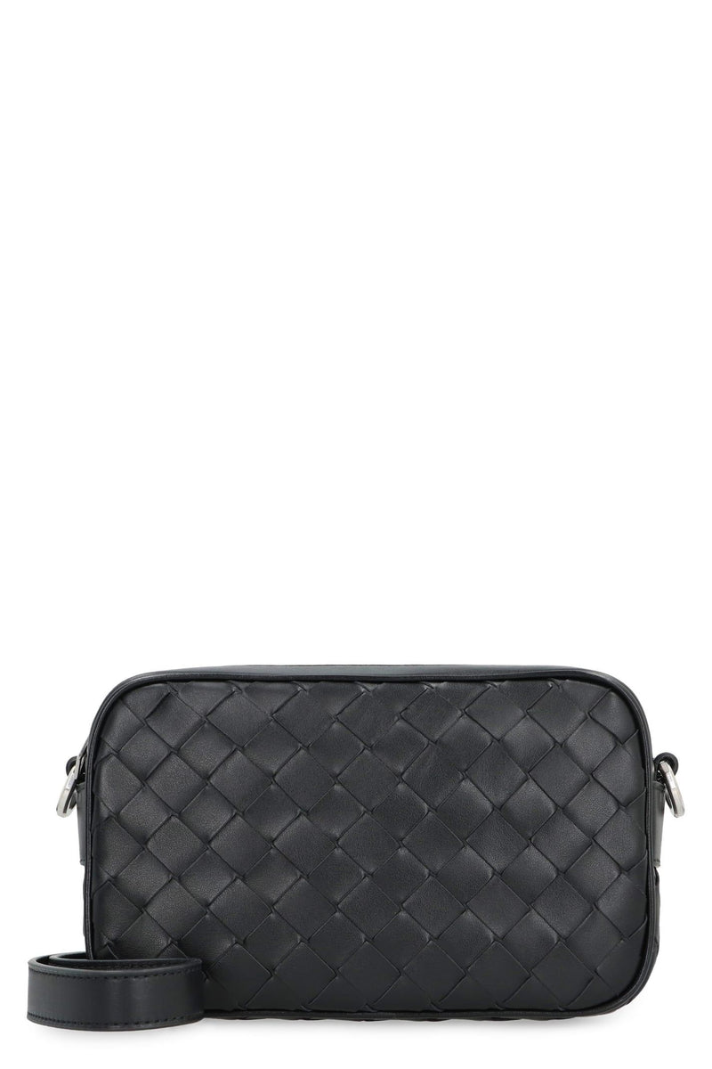 Bottega Veneta Leather Mini Camera Bag - Men - Piano Luigi