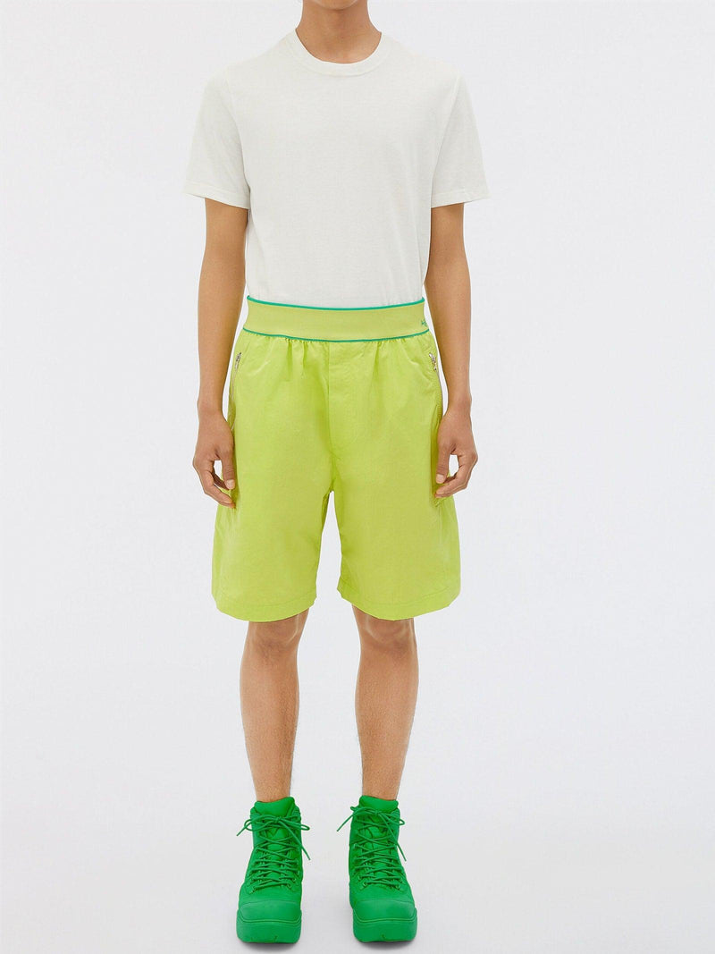 Bottega Veneta Lime Cargo Bermuda Shorts - Men - Piano Luigi