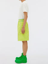 Bottega Veneta Lime Cargo Bermuda Shorts - Men - Piano Luigi