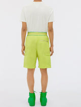 Bottega Veneta Lime Cargo Bermuda Shorts - Men - Piano Luigi