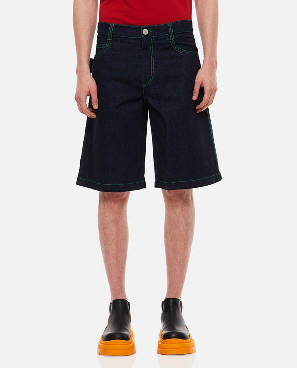 Bottega Veneta Loose Denim Shorts - Men - Piano Luigi