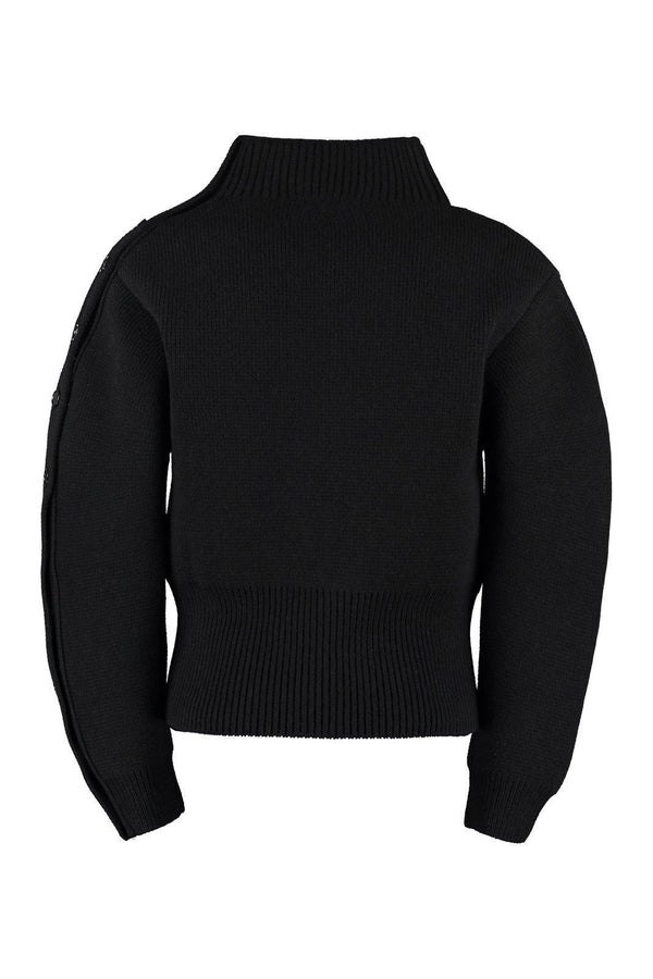 Bottega Veneta Mock-neck Ribbed Jumper - Men - Piano Luigi