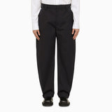 Bottega Veneta Navy Wool Balloon Trousers - Men - Piano Luigi