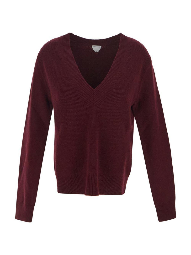 Bottega Veneta Oxblood Compact Sweater - Women - Piano Luigi