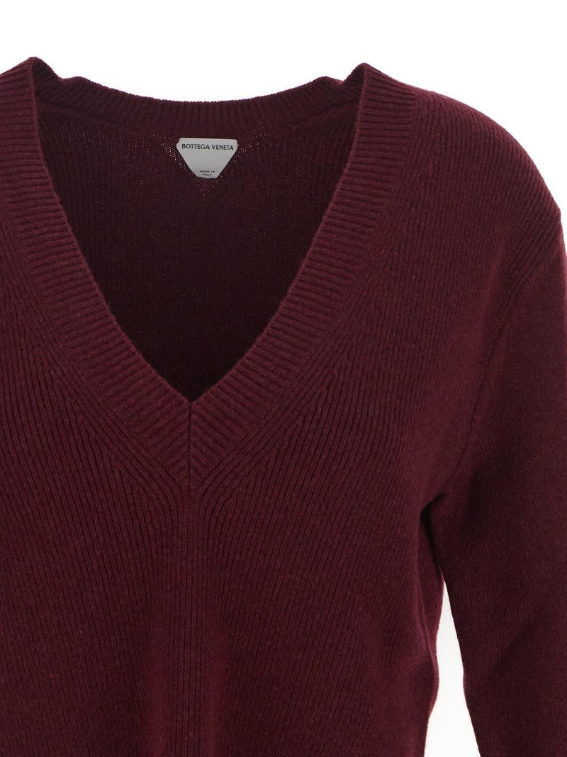 Bottega Veneta Oxblood Compact Sweater - Women - Piano Luigi