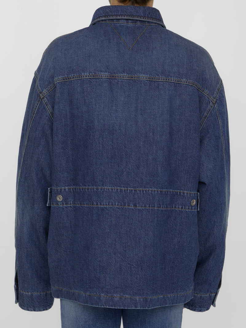 Bottega Veneta Padded Denim Shirt - Men - Piano Luigi