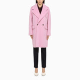 Bottega Veneta Pink Wool And Alpaca Coat - Women - Piano Luigi