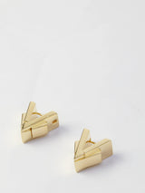 Bottega Veneta Pleat Earrings - Women - Piano Luigi