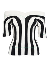 Bottega Veneta Rib-knit Striped Top - Women - Piano Luigi