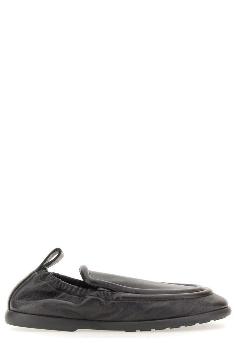 Bottega Veneta Round Toe Slip-on Slippers - Men - Piano Luigi