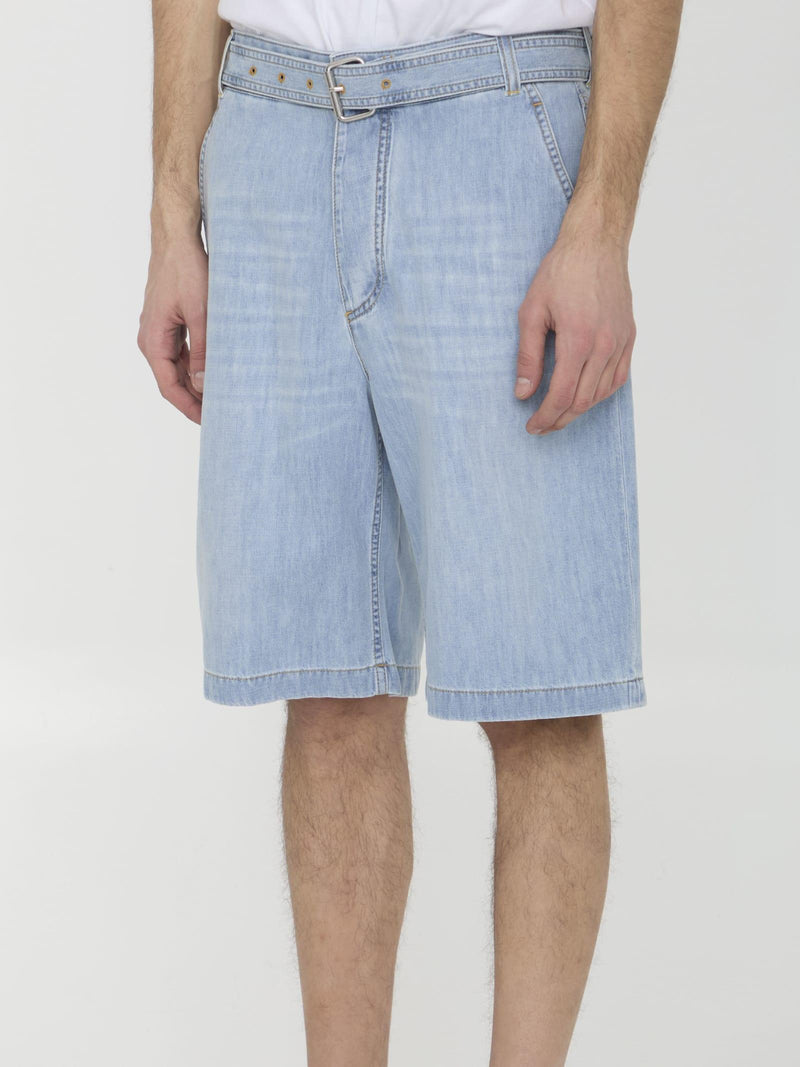 Bottega Veneta Shorts With Belt - Men - Piano Luigi