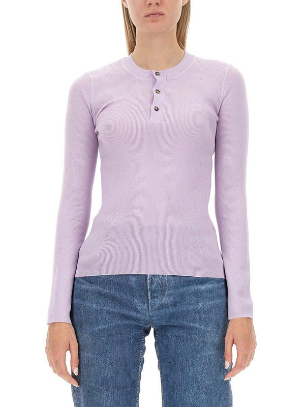 Bottega Veneta Slim Fit Knit Top - Women - Piano Luigi