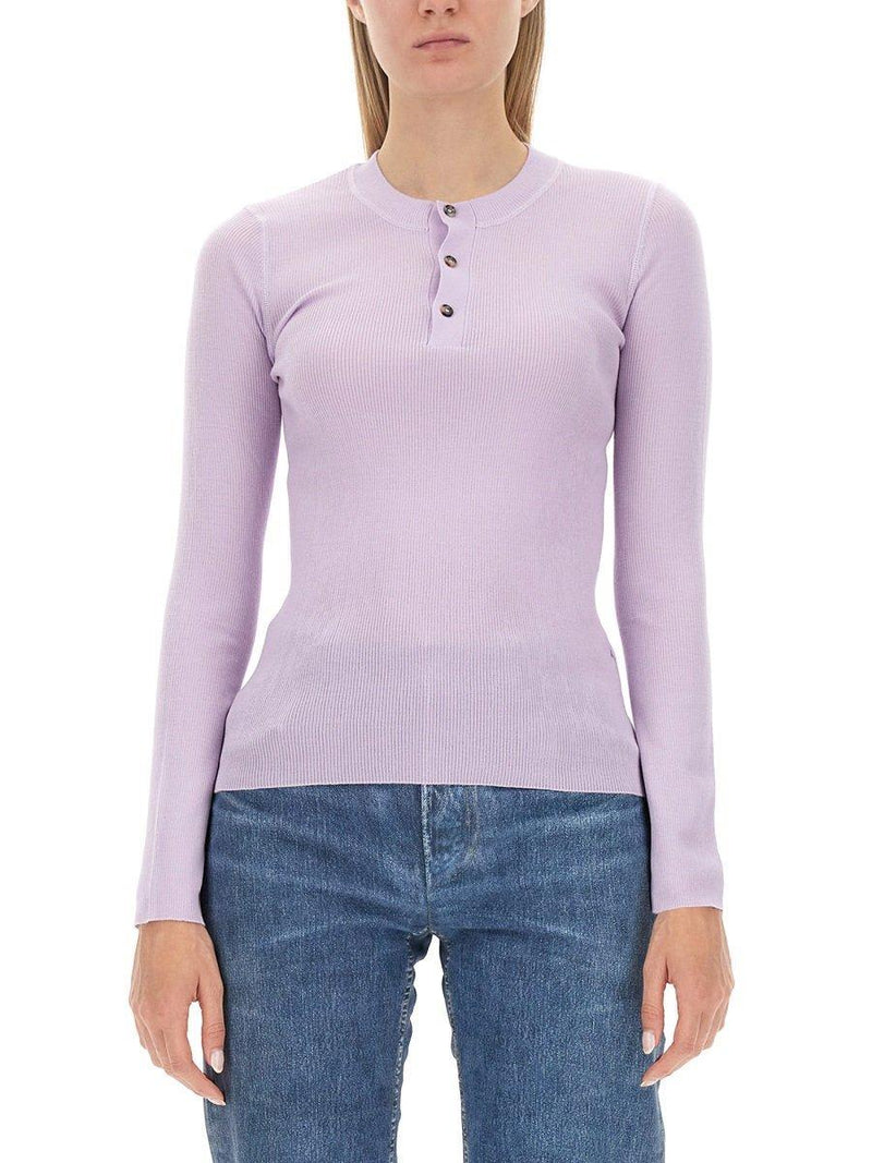 Bottega Veneta Slim Fit Knit Top - Women - Piano Luigi