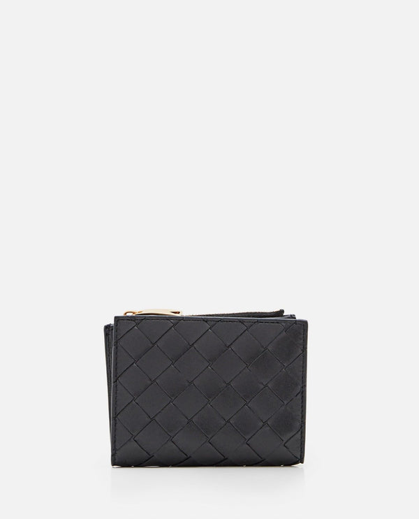 Bottega Veneta Small Bi-fold Leather Zip Wallet - Women - Piano Luigi