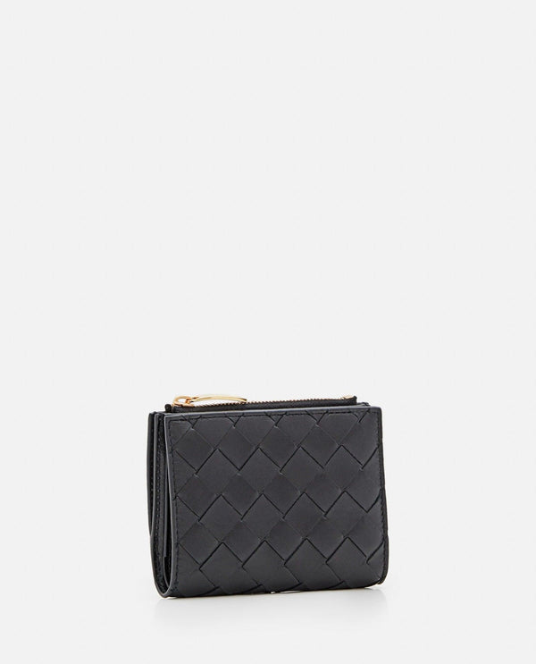 Bottega Veneta Small Bi-fold Leather Zip Wallet - Women - Piano Luigi